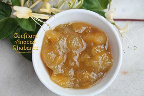 Confiture Rhubarbe Ananas