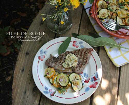 Filet de bœuf au beurre de sauge