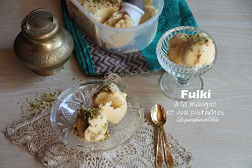 Kulfi à la mangue et à la pistache, la glace populaire indienne (Version express,sans sorbetière) - balade indienne