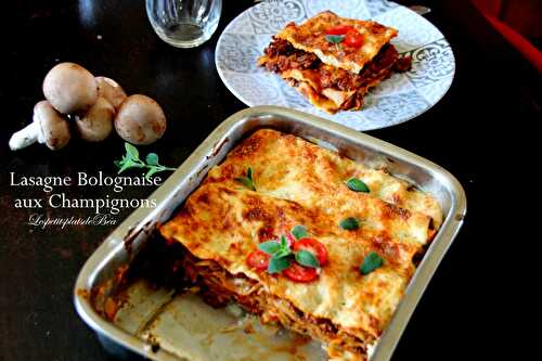 Lasagne à la bolognaise forestière (saveur bourguignonne) - balade bourguignonne