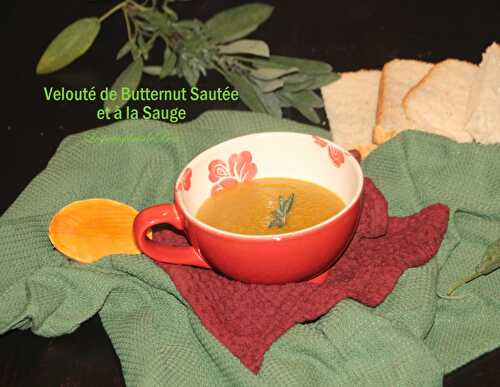 Velouté de butternut sautée et à la sauge