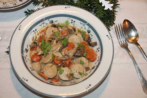 Blanquette de boudin blanc