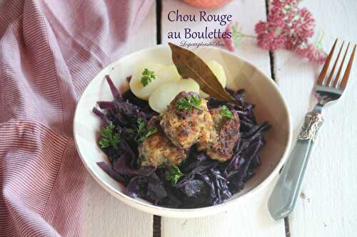 Chou rouge aux boulettes