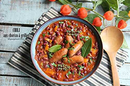 Chili aux chorizo à griller
