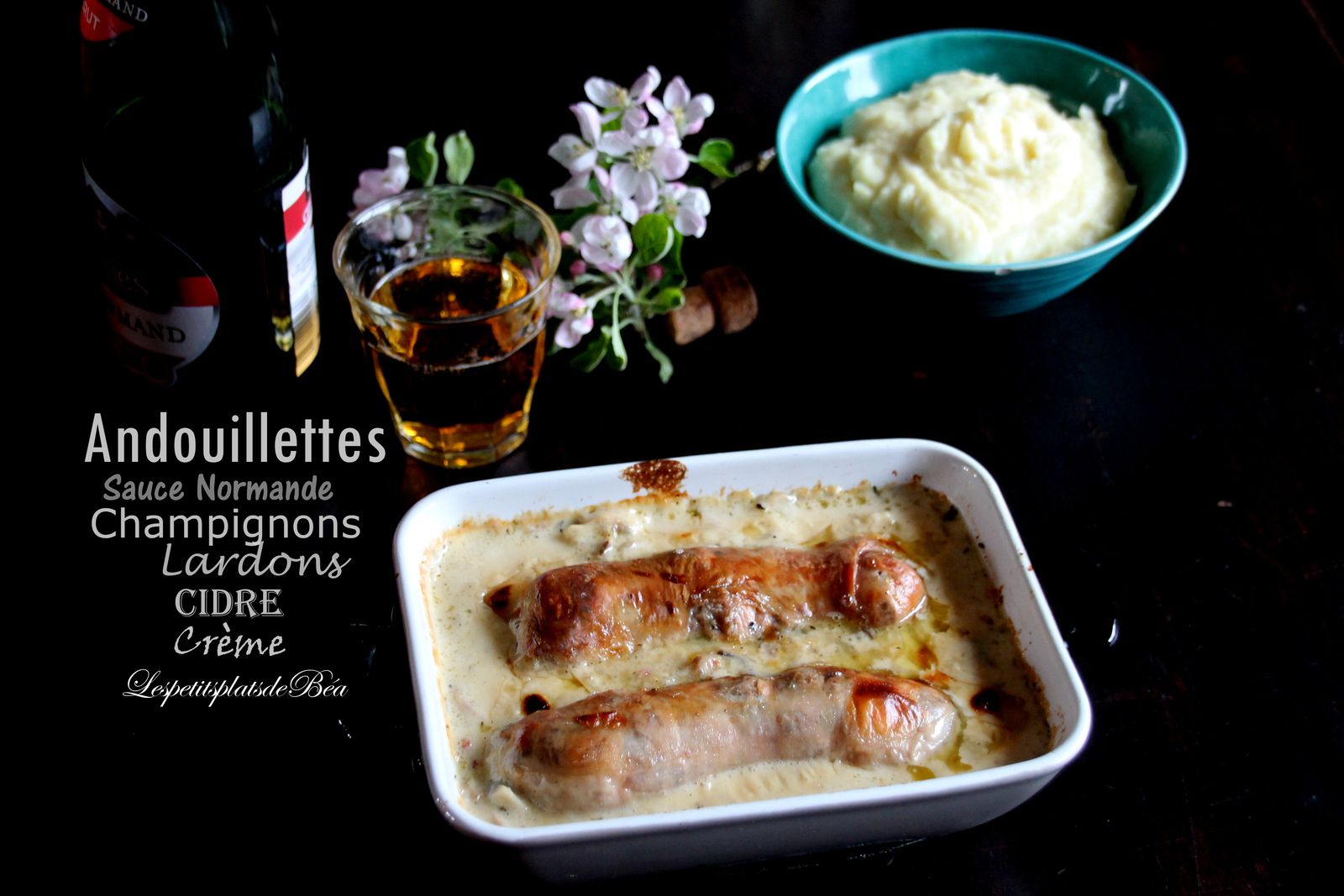 Andouillettes sauce normande - balade normande