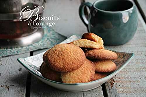 Biscuits à l'orange