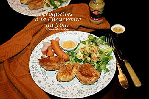 Croquettes à la choucroute au four