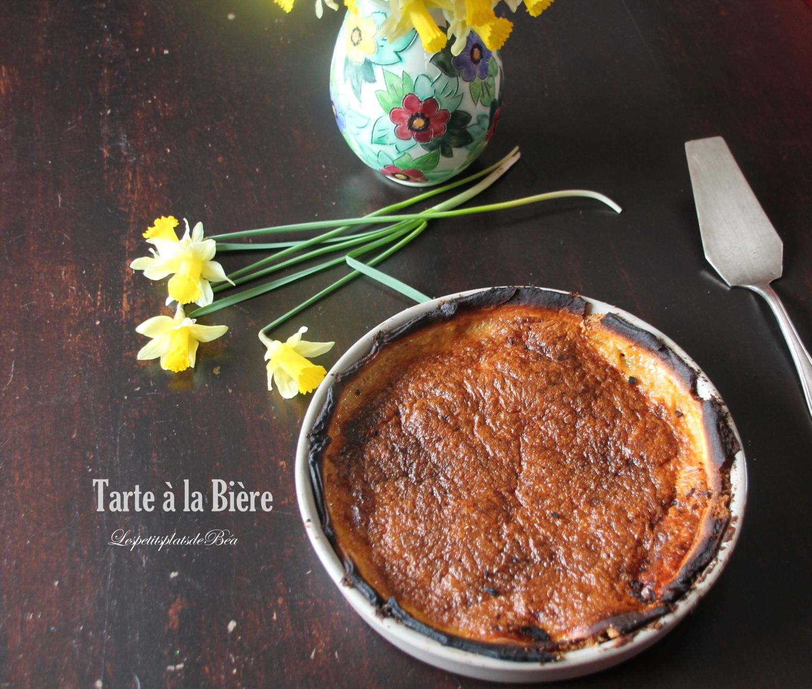 Tarte à la vergeoise et à la bière (recette du nord) - balade régionale au Caillou qui Bique