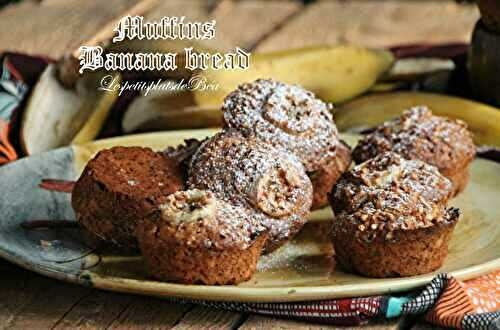 Muffins banana bread - Balade au jardin Van Beek