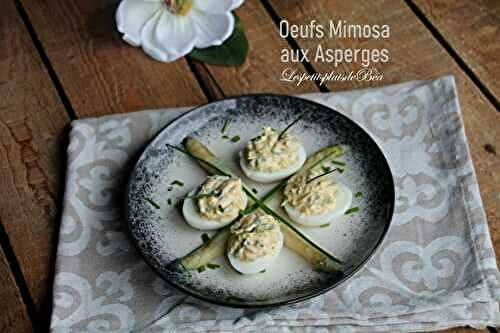 Oeufs mimosa aux asperges