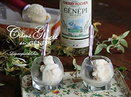 Crème glacée au Génépi et une suggestion pour l'utiliser - balade à Annecy