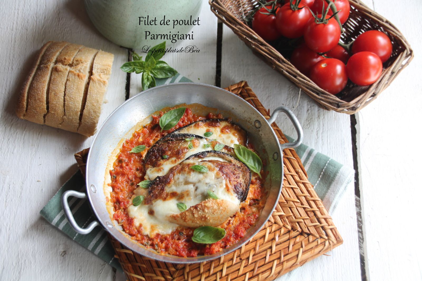 Filet de poulet parmigiani - balade italienne à Florence