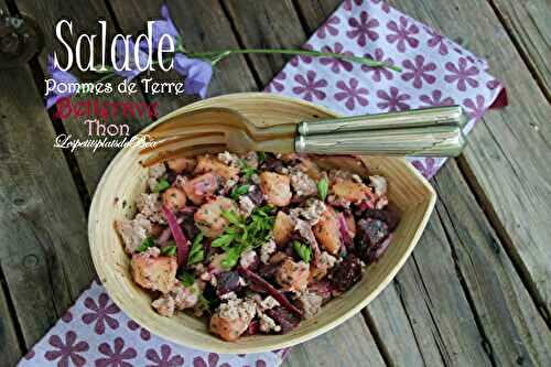 Salade de pommes de terre, betteraves et thon