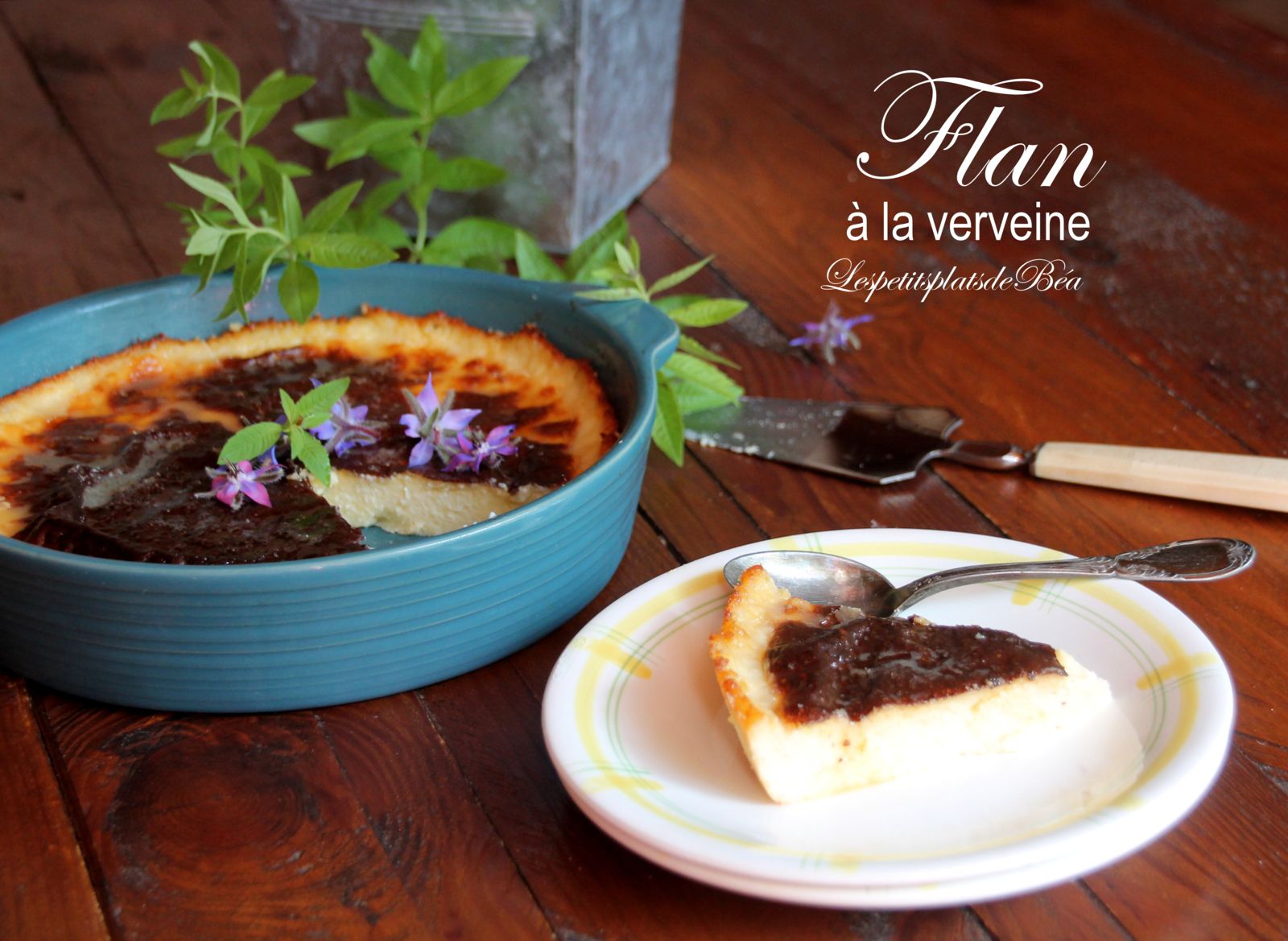 Flan à la verveine