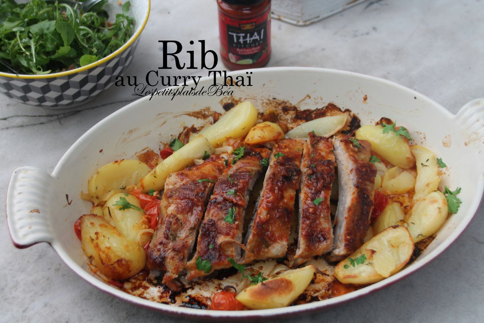 Rib au curry thaï