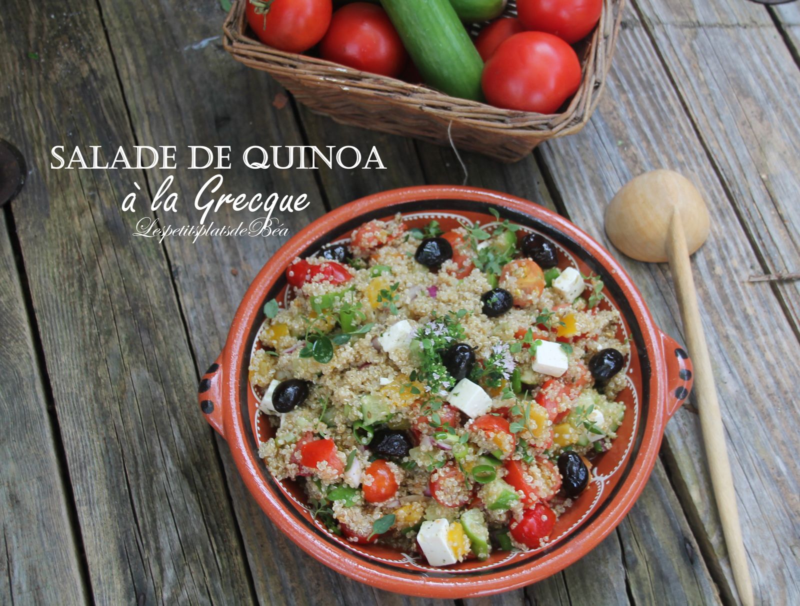 Salade de quinoa à la grecque