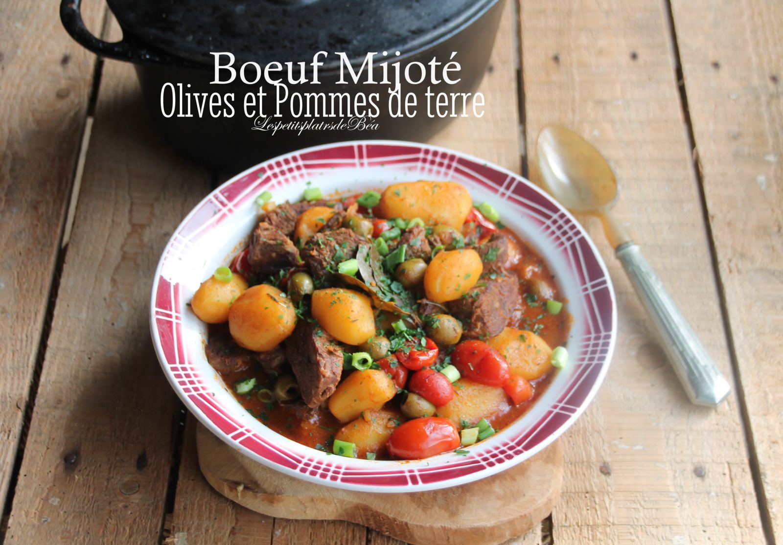 Boeuf mijoté aux olives et pommes de terre