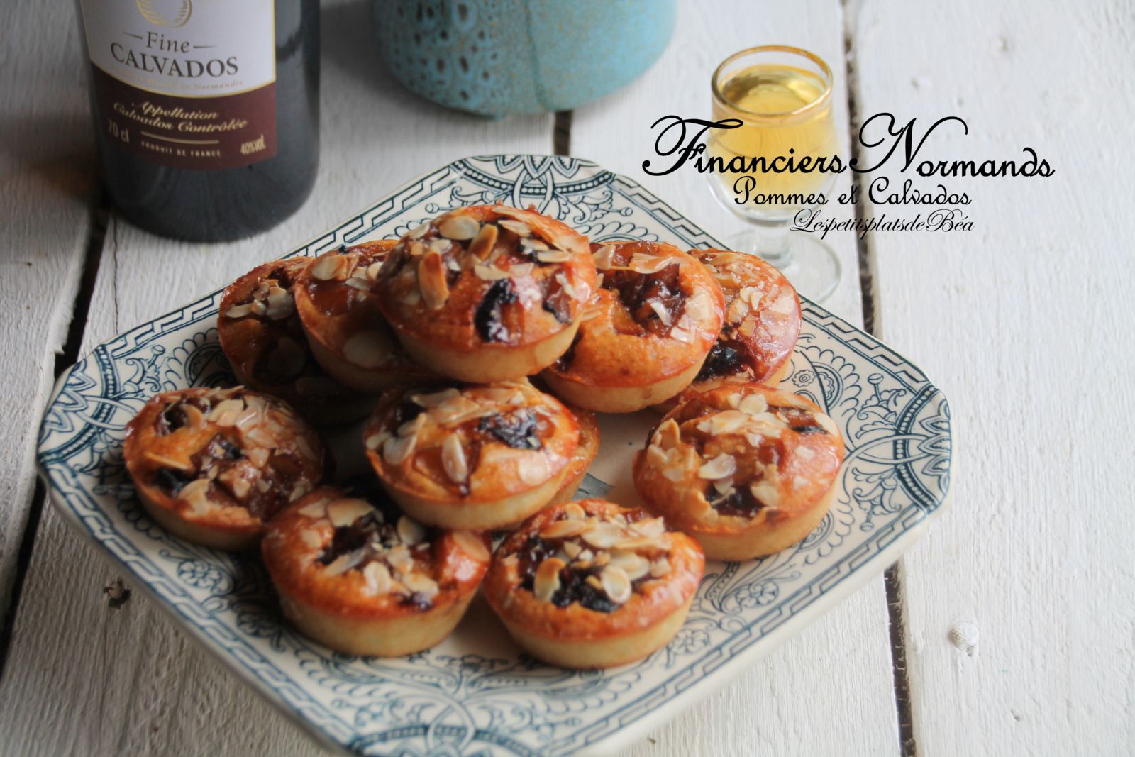 Financiers normands (pommes et calvados) - balade normande à Caen