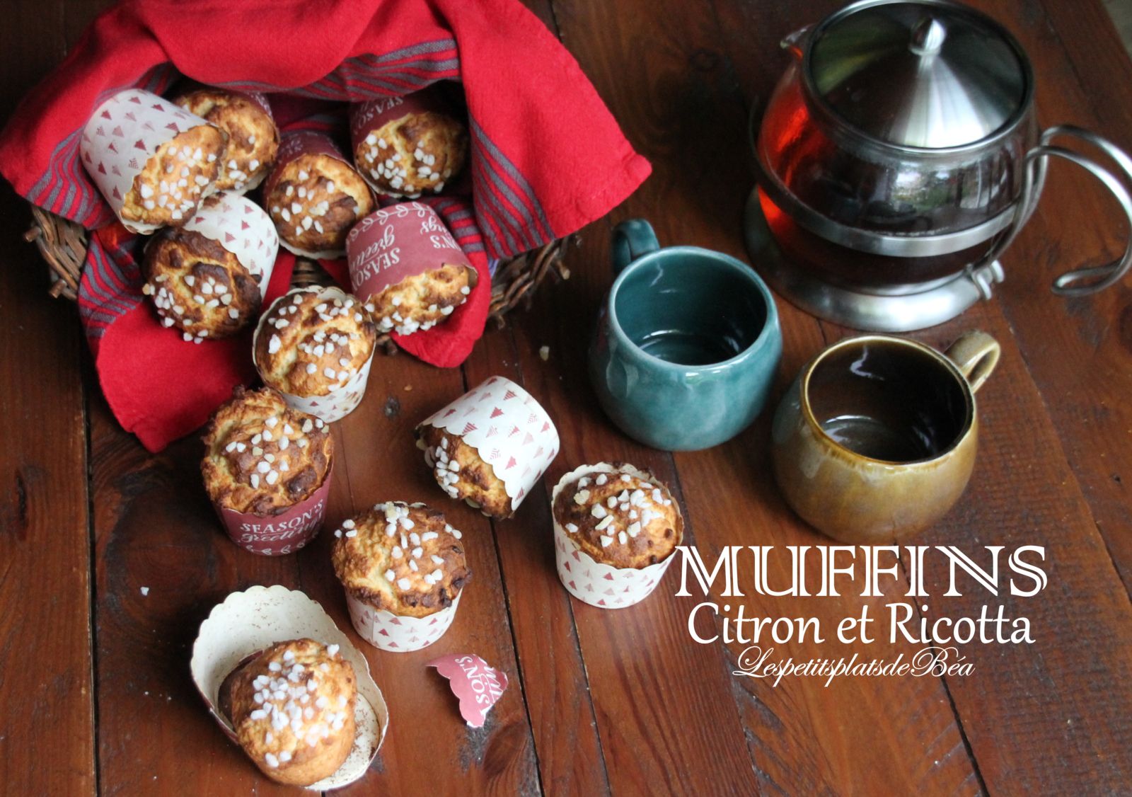 Muffins citron et ricotta