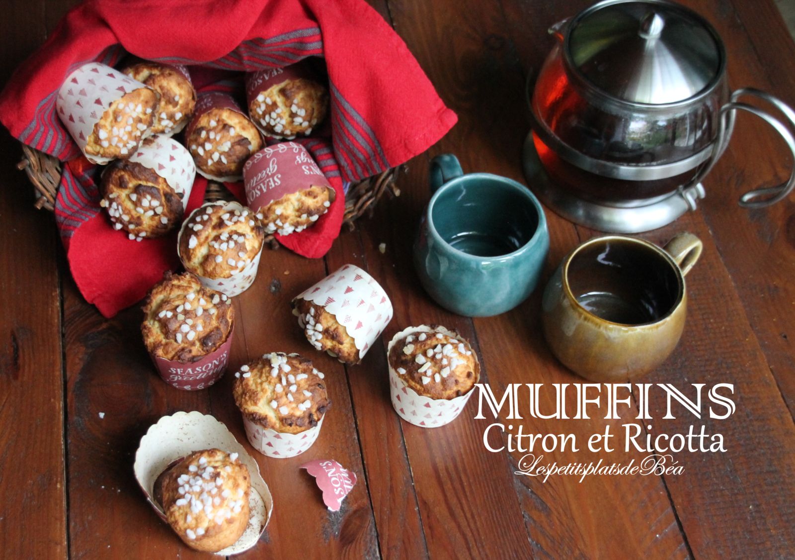 Muffins citron et ricotta