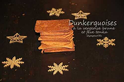 Dunkerquoises à la vergeoise brune et fève tonka - balade régionale 