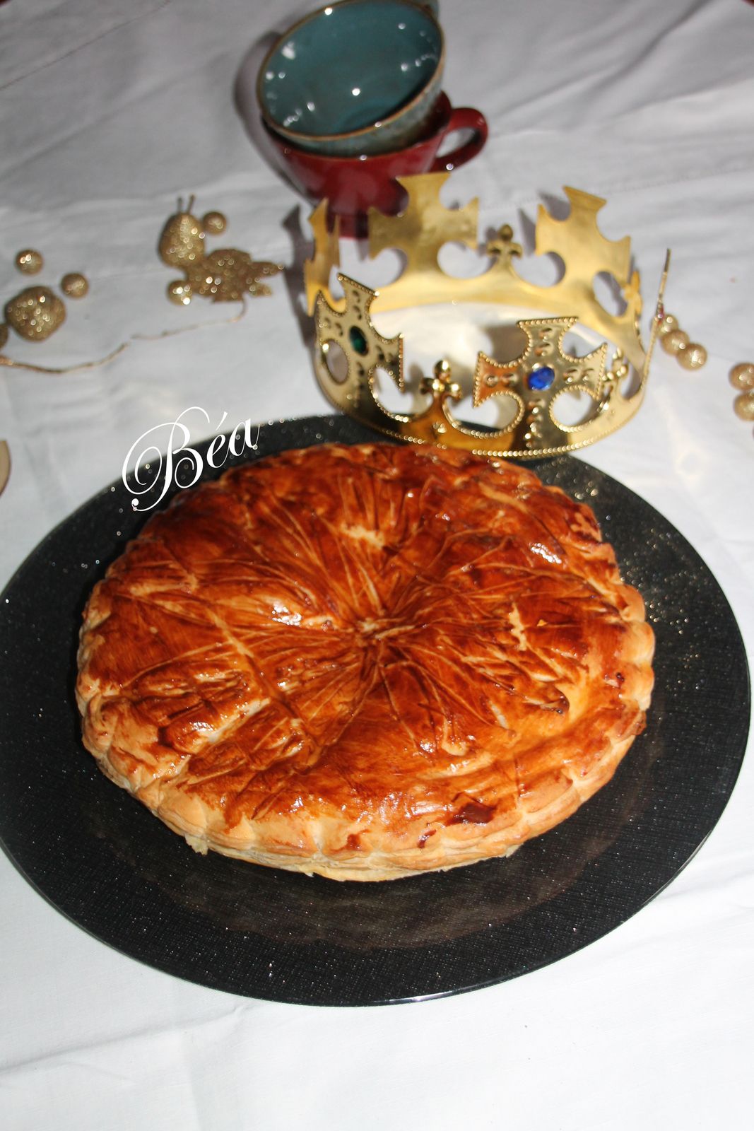 Galette à la noisette et à la fleur d'oranger