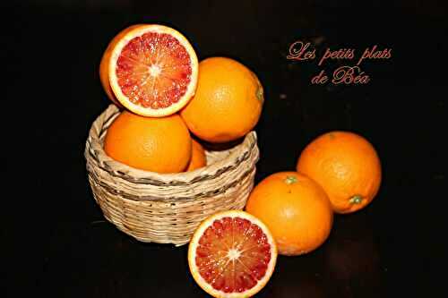Les oranges sanguines (récapitulatif de recettes sucrées et salées)