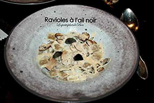 Ravioles à l'ail noir