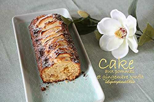 Cake aux pommes et gingembre confit