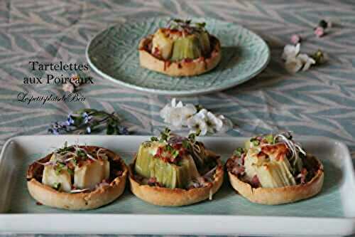 Tartelettes aux poireaux