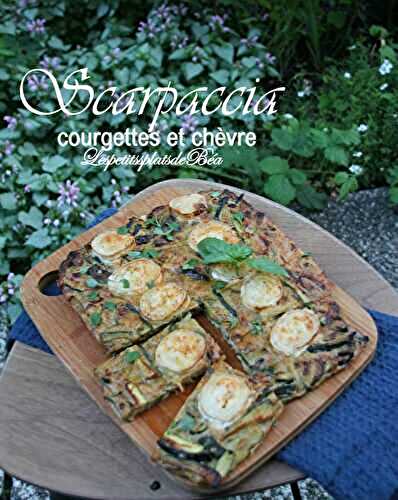 Scarpattia de courgettes et chèvre - balade italienne au jardin Boboli de Florence
