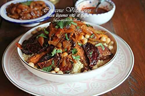 Couscous végétarien aux légumes rôtis et tfaya - balade marocaine à Tetouan