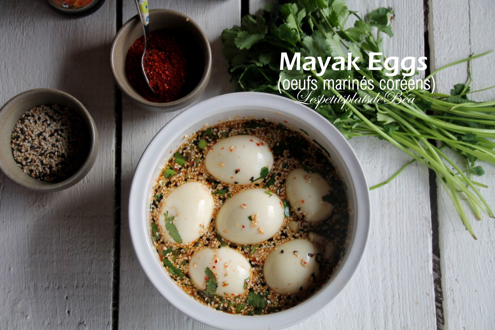 Mayak eggs (oeufs marinés coréens)
