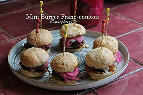 Mini burger apéritif franc-comtois