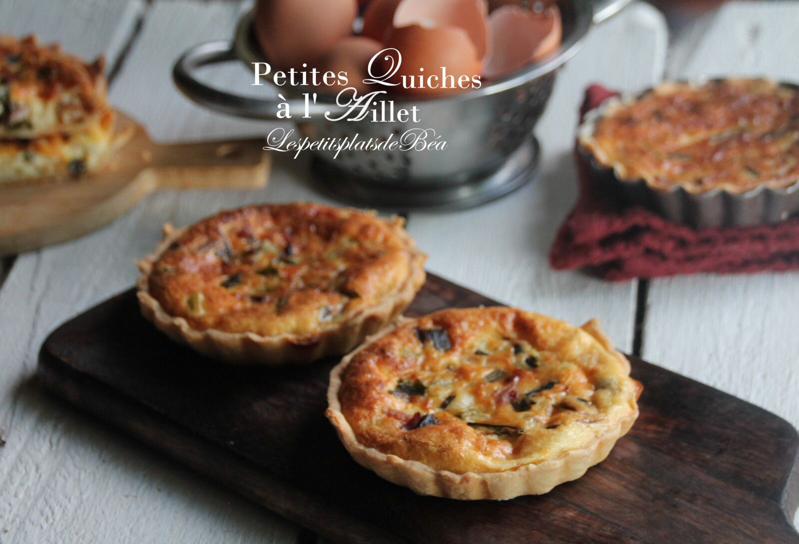 Petites quiches à l'aillet