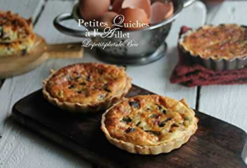 Petites quiches à l'aillet