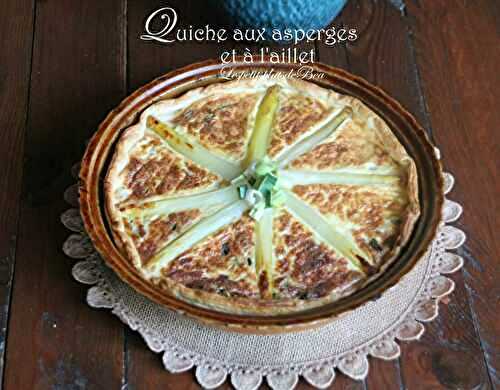 Quiche aux asperges et à l'aillet