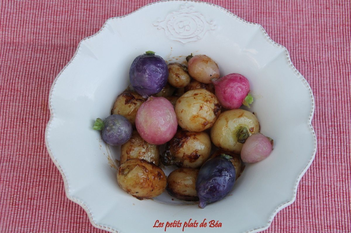 Des radis cuits 