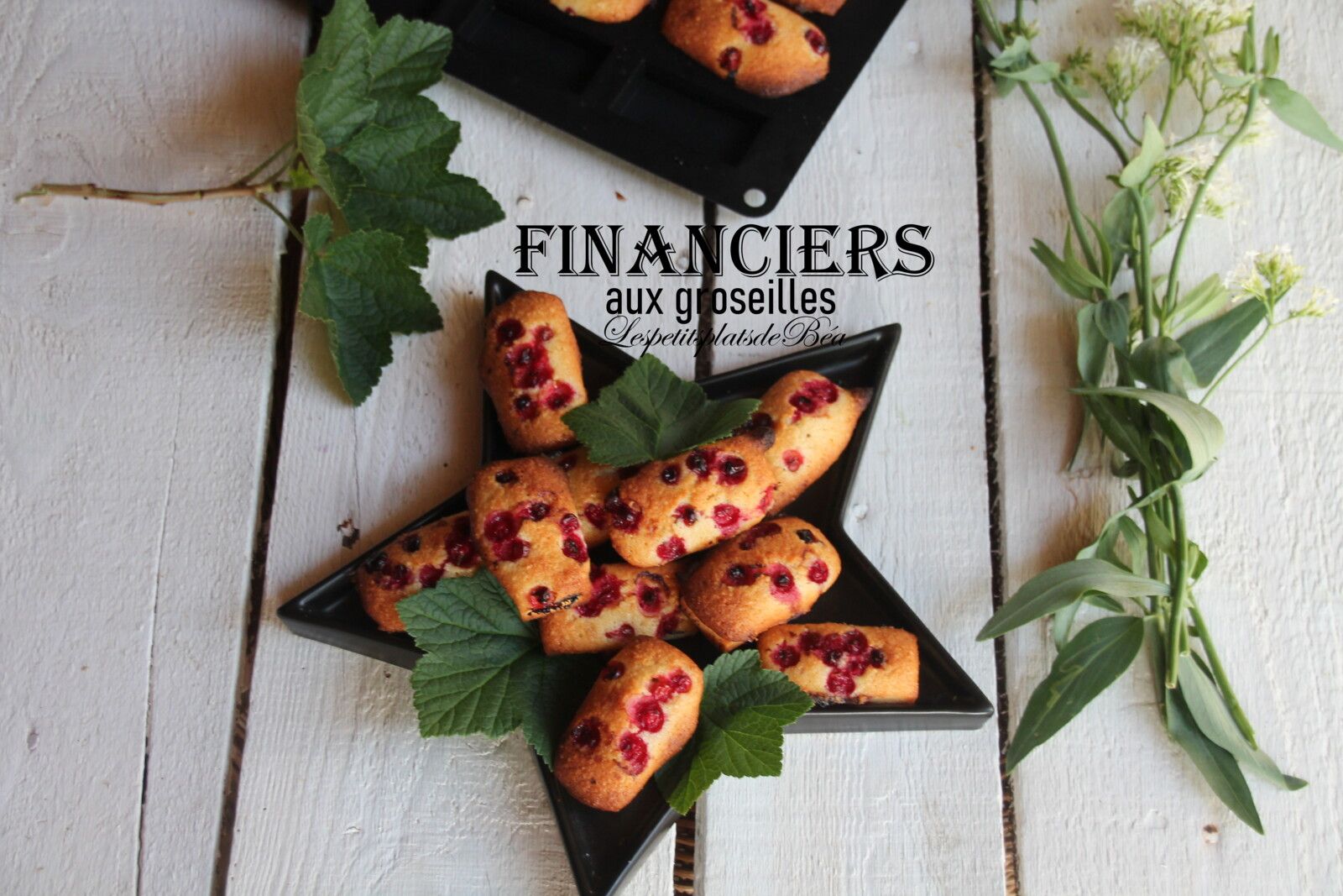 Financiers aux groseilles