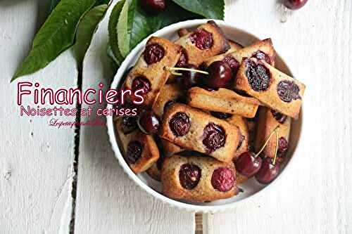 Financiers noisettes et cerises