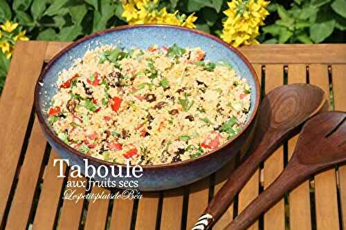 Taboulé aux fruits secs