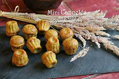 Mini cannelés au pesto de Génova