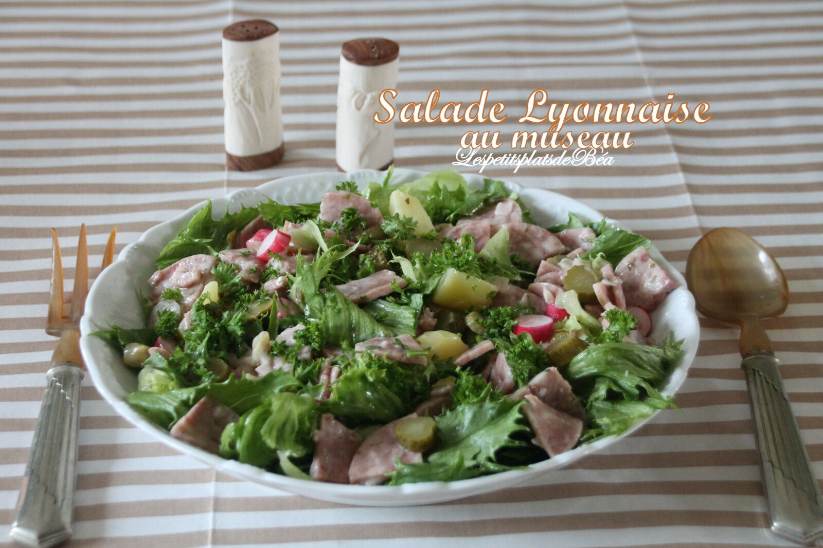 Salade lyonnaise au museau - balade lyonnaise