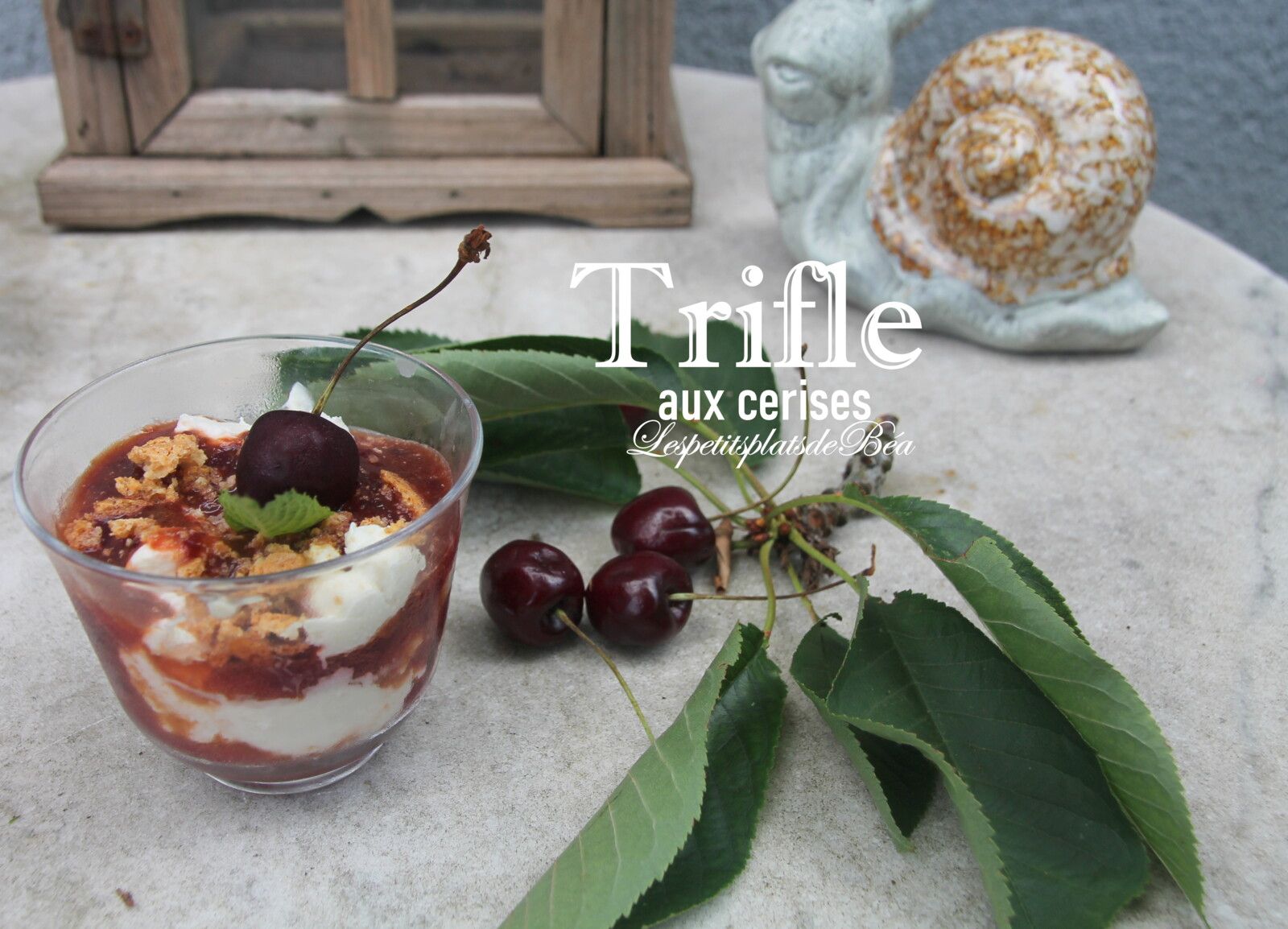 Trifle aux cerises