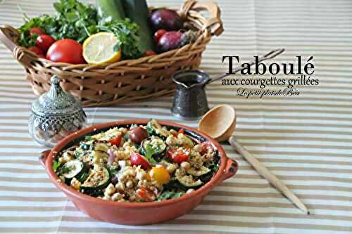 Taboulé aux courgettes grillées