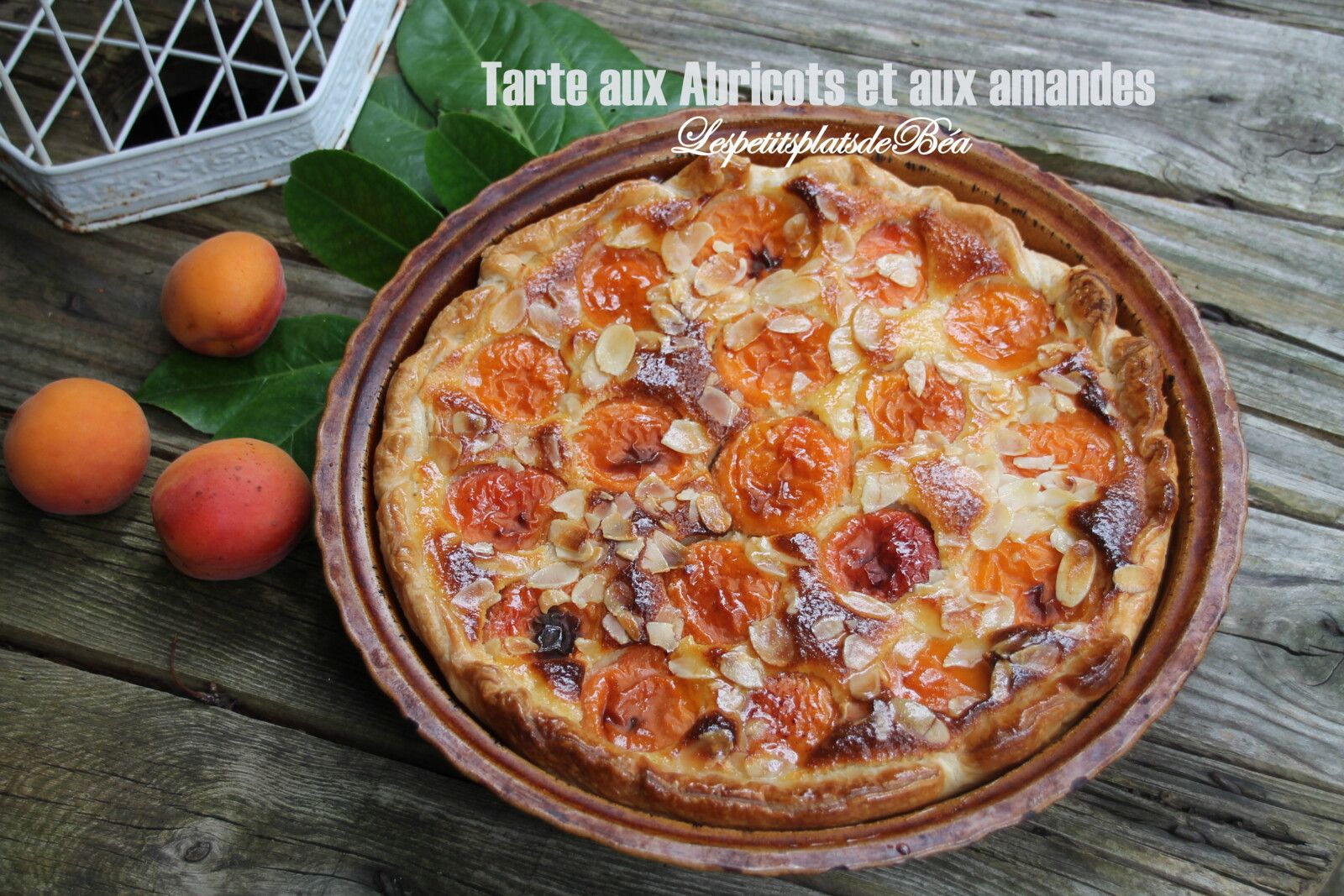 Tarte aux abricots et aux amandes