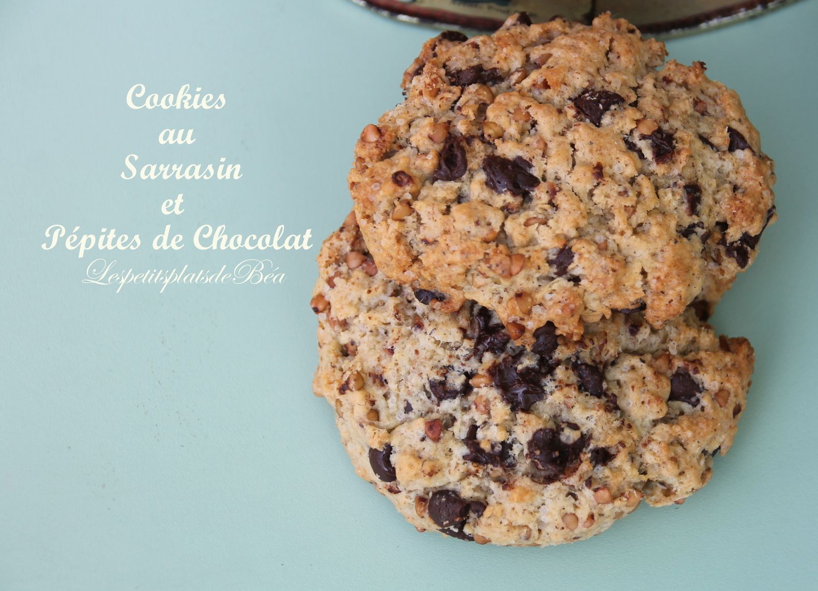 Cookies au sarrasin et aux pépites de chocolat
