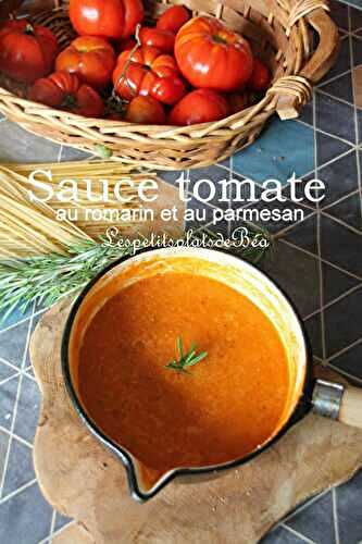 Sauce tomate au romarin et au  parmesan
