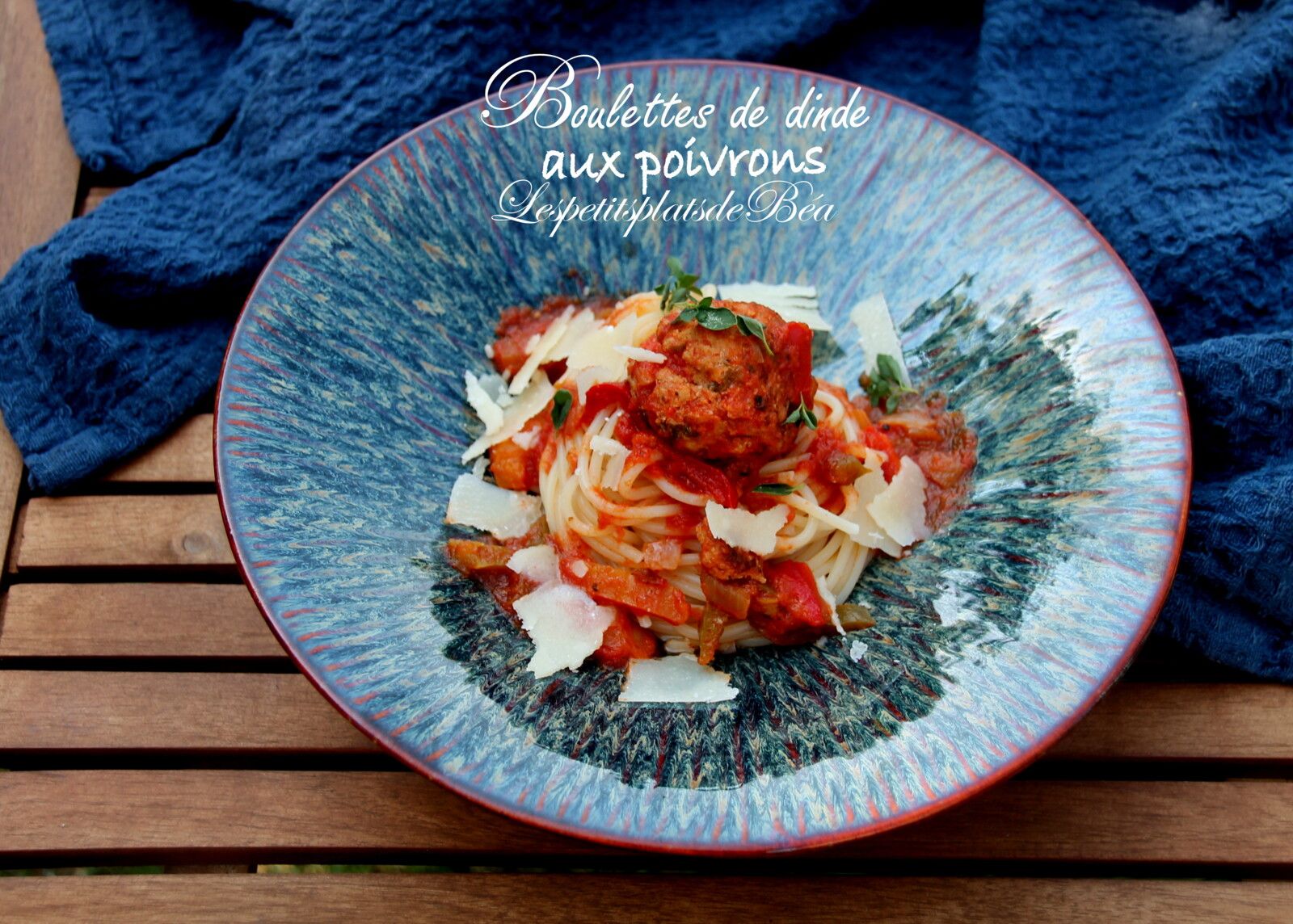 Boulettes de dinde aux poivrons