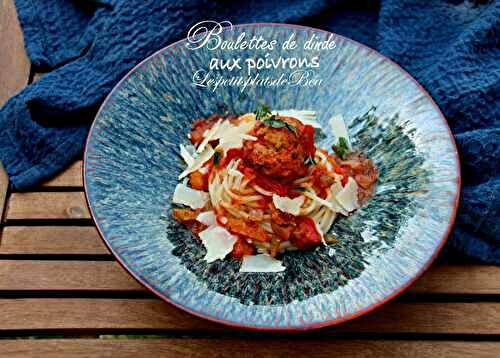 Boulettes de dinde aux poivrons